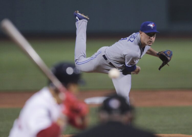 Kansas City Royals pitcher Aaron Sanchez