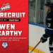 Royals sign Owen McCarthy to WHL Scholarship and Development Agreement