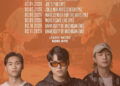 Sangjaru tour poster, a band photo and concert listing.