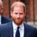 Prince Harry at the High Court in London today