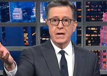 Stephen Colbert Brings Down The House With 2 Words For Trump Admin