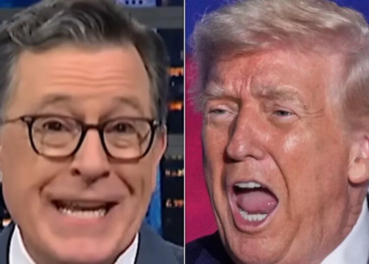 Stephen Colbert Spots Moment Trump Interview Went 'Sideways'