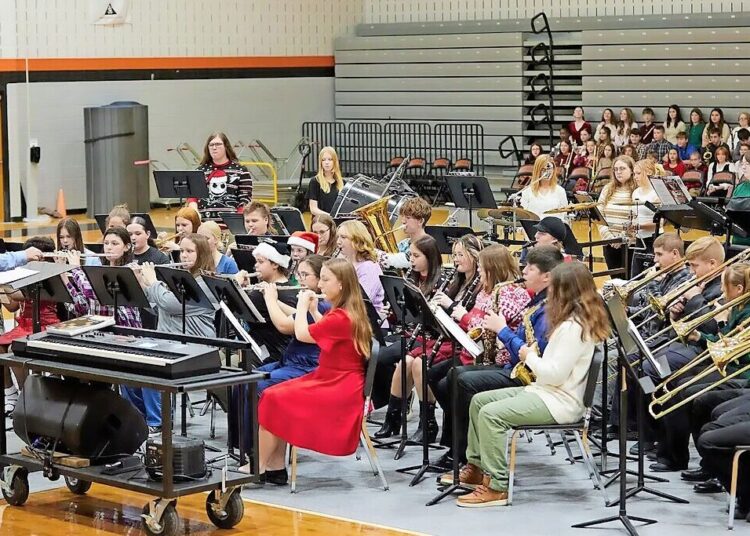 Student choirs and bands showcase talent