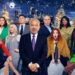 (L-R) Eddie Kadi, Tom Skinner, Sarah Hadland, Shazia Mirza, Charlie Hedges, Matt Morsia, Lord Alan Sugar, Rob Rinder, Angela Scanlon, Kadeena Cox, AJ Odudu, Jake Wood and JB Gill.