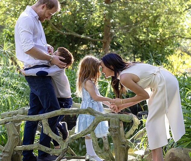 The couple's children have often featured on their social media feeds