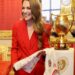 The Princess of Wales at the Red Roses reception at Windsor Castle