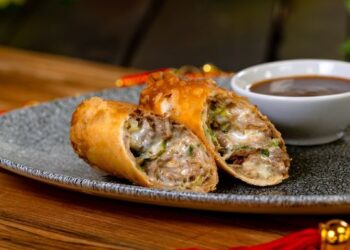 Quesabirria Eggroll at Disney California Adventure's Lunar New Year.