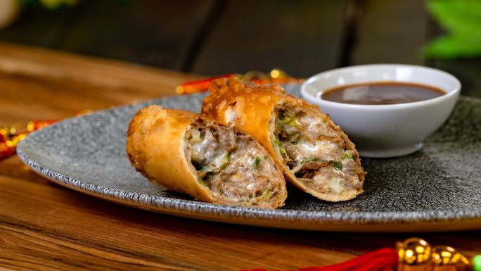 Quesabirria Eggroll at Disney California Adventure's Lunar New Year.