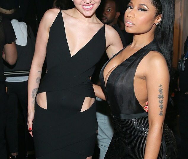 The most surprising celebrity feuds: From Nicki Minaj's brutal swipe at Miley Cyrus to Vin Diesel and Dwayne Johnson's decade-long spat (Nicki and Miley pictured together in 2015)