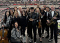 David Perrico and the Raiders House Band poses for a photo during the Raiders' season-ending, 1 ...