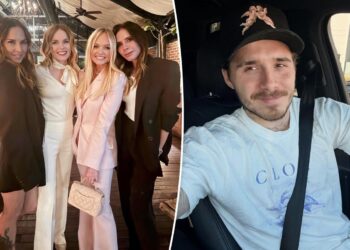 Victoria Beckham reunites with Spice Girls at Emma Bunton's 50th birthday party