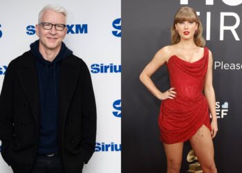 Watch Anderson Cooper deliver dramatic reading of Taylor Swift’s 'Wood' on New Year’s Eve