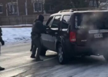 What eyewitness video shows in moments before ICE shooting