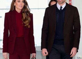 The Prince and Princess of Wales, pictured last week, are the most popular members of the Royal Family, according to a new YouGov poll