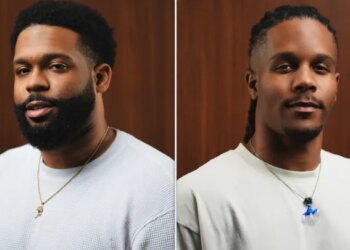 Julien (L) and Justen Turner (R) began their filmmaking careers doing ad campaigns with Nike, Adidas, Air Jordan, Sesame Street and more brands, which landed the Webby Award-winning directing duo on Forbes' 30 Under 30 list in 2023.