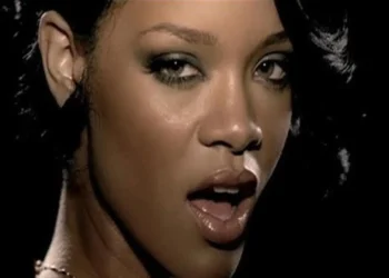 Rihanna in the official video for Umbrella (Source: IMDb)