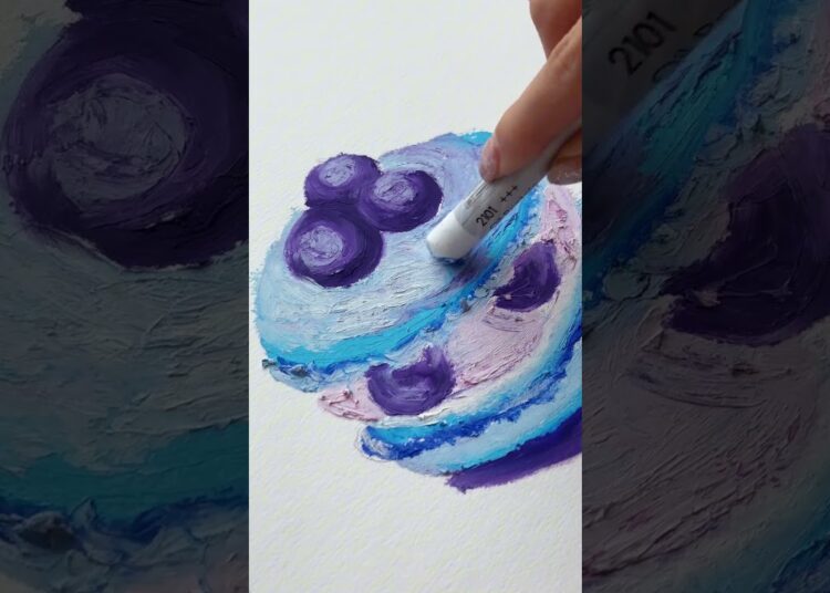 A pastel pair too sweet to resist.🫐 #art #painting #drawing #artist