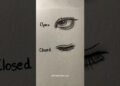 Drawing Cool eyes ✏️#drawing #howtodraw #sketch #tutorials #artist #shortsfeed #fypシ