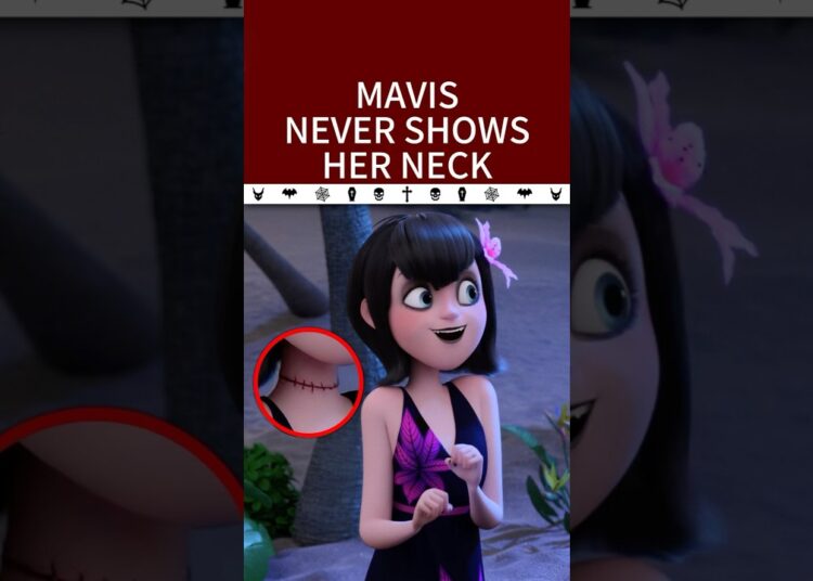 No wonder Mavis never shows her neck. #celebrity #hoteltransylvania #mavis #dracula