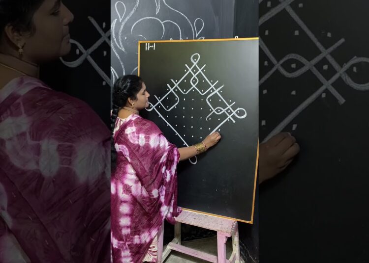 very easy chikkula muggu #youtubeshorts#youtube#trending#foryou#rangoli#artist#art#shortsfeed#music