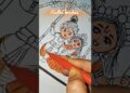 Radha krishna drawing 😍💝|| #viral #drawing #art #trending #artist #shortvideo #shorts