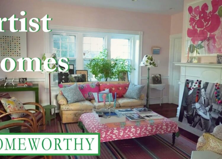 Artist Homes | Watercolors, Vibrant Hues, and Whimsical Spaces