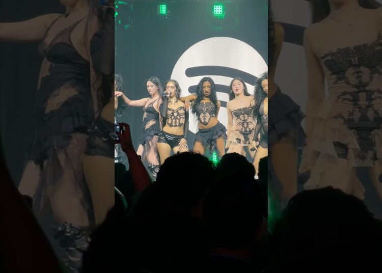 KATSEYE Performs Gnarley At The Grammys & Spotify’s Best New Artist Event #katseye #kpop #viralsong