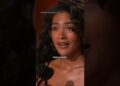 Olivia Dean accepts Best New Artist award at the #Grammys. #AwardsSeason (🎥: CBS/Recording Academy)