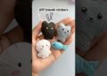 DIY kawaii stickers 😱✨#shorts #art #diy #muktaartandcraft #youtubeshorts