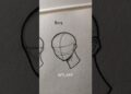Drawing girl and boy head ✨ #drawing #tutorial #art #head #sketch #boy #girl #shorts