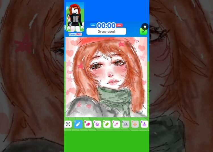 Draw me on ROBLOX✨♥️(pt.115) #roblox #robloxdrawing​#artist