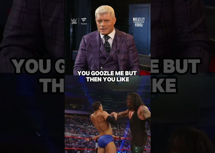 Cody Rhodes went right at The Undertaker in the Royal Rumble