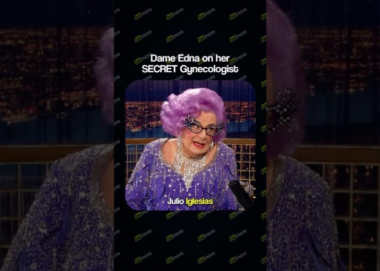 Dame Edna’s WILD Story About Julio Iglesias’ Father #celebrity #comedy