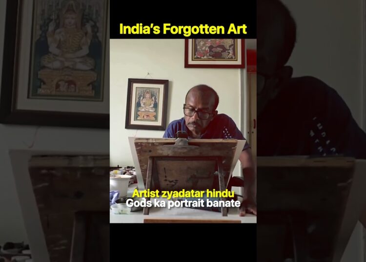 India’s Forgotten Golden Art | Mysore Painting 🖌️