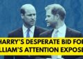 HARRY’S WORLDWIDE DESPERATE BID FOR WILLIAM’S ATTENTION #royal #meghan #princeharry