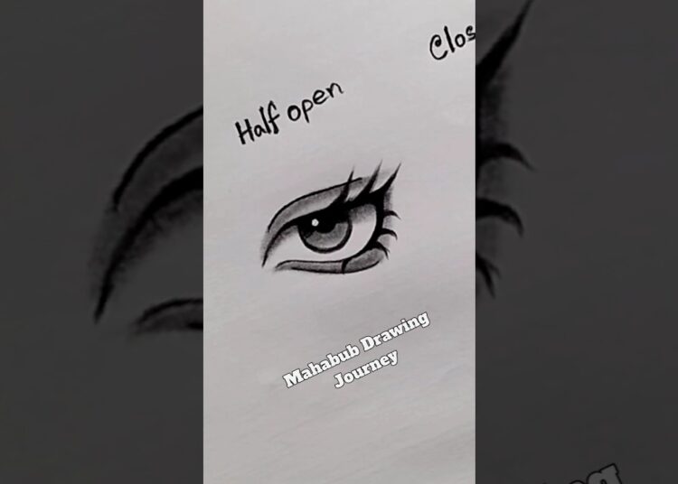 how to draw eyes #howtodraw #art #drawing #artist #shorts