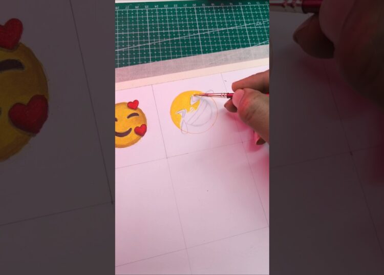 funny emoji 🤣 painting #art #painting #viral