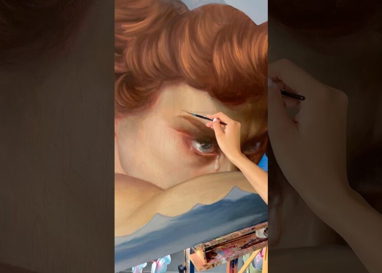 ‘RUINING’ MY PAINTING #artist
