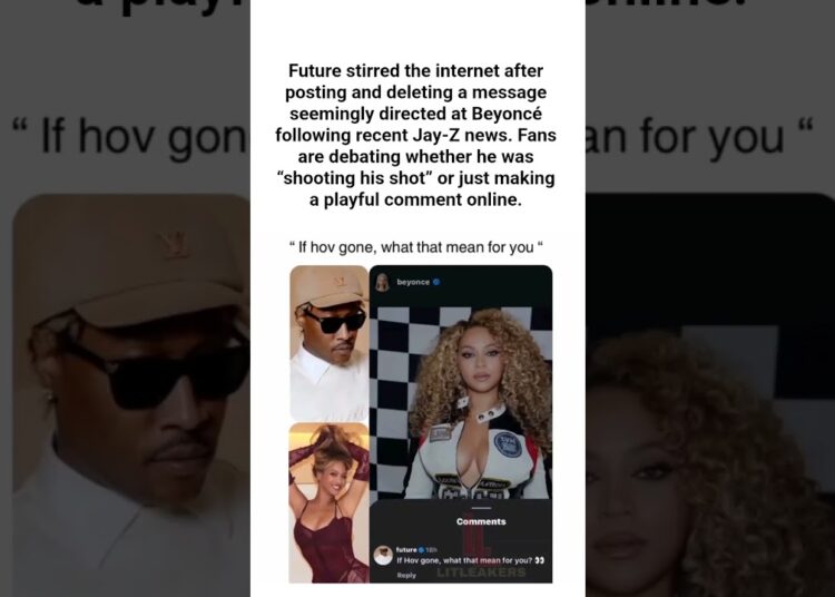 “Future Posts About Beyoncé… Then Deletes It! 😳” #celebrity