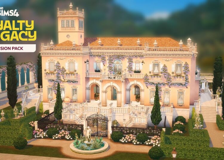 I HELPED CREATE OFFICIAL LOTS FOR THE SIMS 4 ROYALTY & LEGACY EXPANSION 👀🤫👑 | Bellacorde Palace