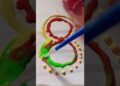 water colour drop mixing rangoli #art #drawing #satisfying #comedy #funny #mixing #viral