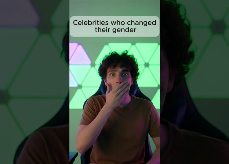 Celebrities who changed their gender #unique #real #celebrity #change #gender #viral #shorts #foryou