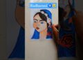 Easy Radharani drawing 🌹🙏#artist #art #drawing #shorts #viral #ytshorts