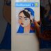Easy Radharani drawing 🌹🙏#artist #art #drawing #shorts #viral #ytshorts