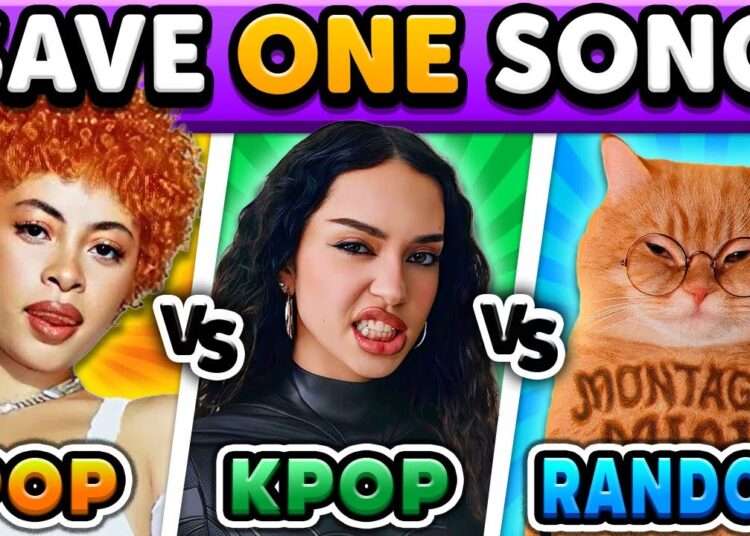POP VS KPOP VS RANDOM 🎵 SAVE ONE SONG 🤩 | Music Quiz