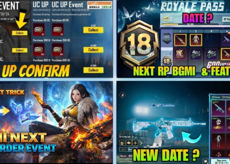 4.3 UPDATE 😍 BGMI NEXT ROYAL PASS A18 DATE / BGMI NO MORE PRE ORDER EVENT / M4 GLACIER & UC UP EVENT