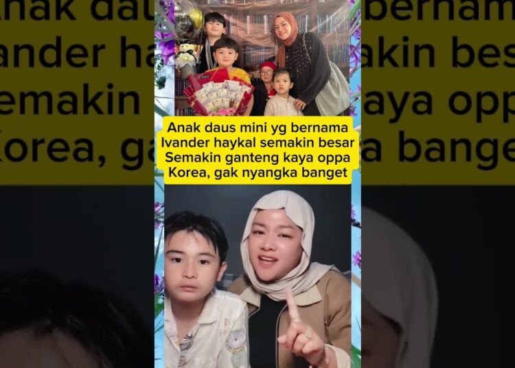 anak daus mini kaya oppa korea 😍 #gossip #dausmini