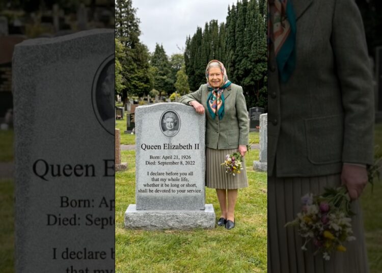 The Royal Family visiting their Graveyards 🥹