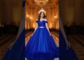 Curvy Tulle Royalty Vibes: Red Feather, Blue Crystal, Green Sequin & Purple Bow Ball Gowns #blingy
