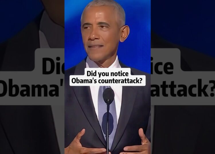 Did you notice Obama’s counterattack! #shorts#trump#obama#celebrity#president#youtubeshorts